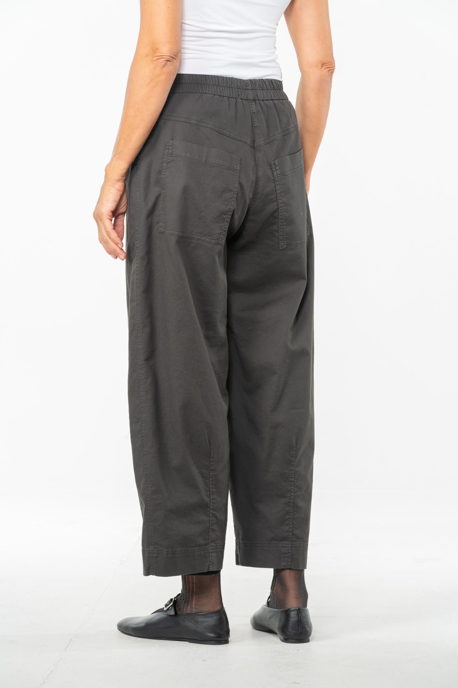 Trousers 532 Grey Cotton dobby stretch