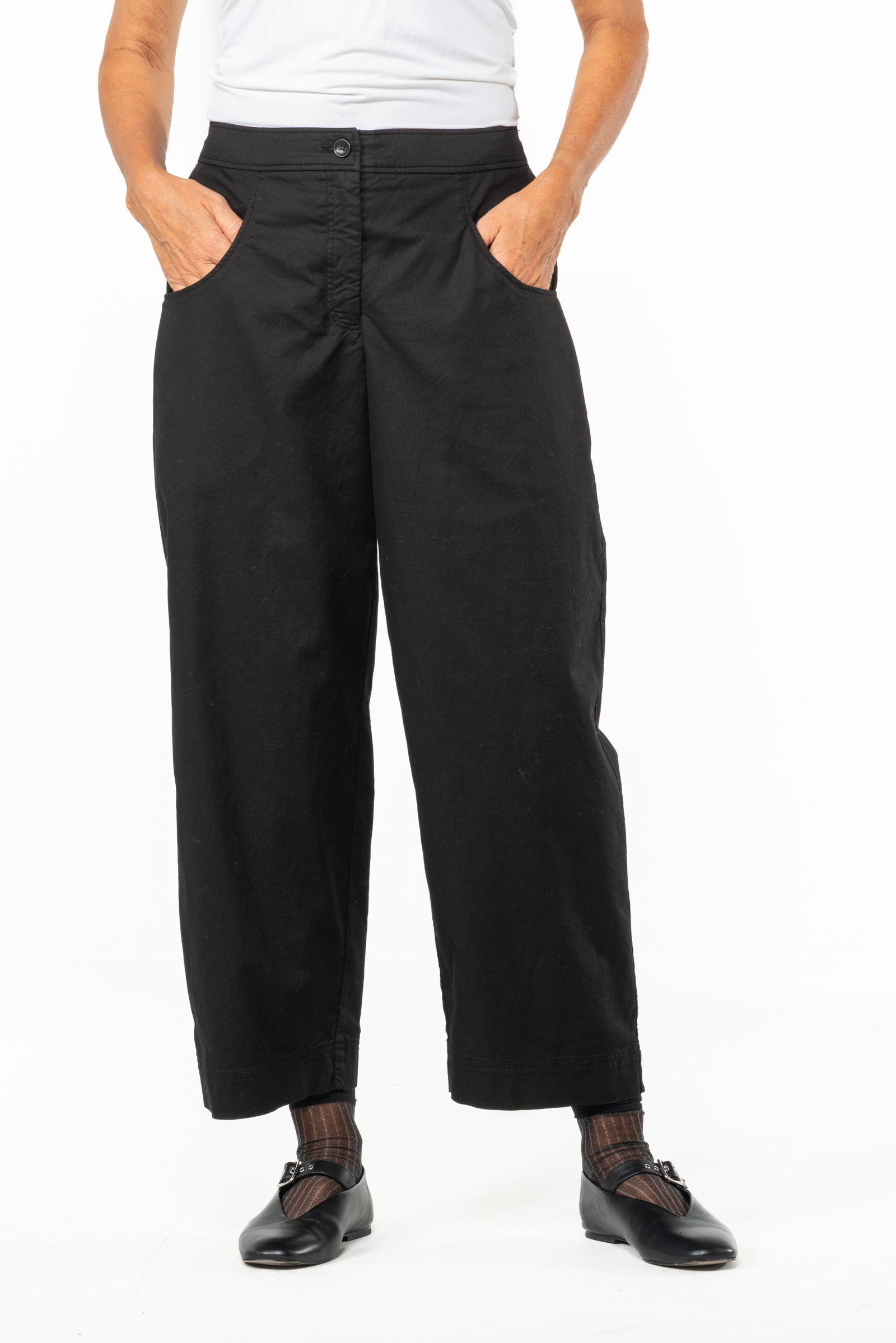 Trousers 532 Grey Cotton dobby stretch