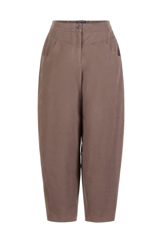 Trousers 534 wash - Cotton twill - 870TAUPE - 10250710109