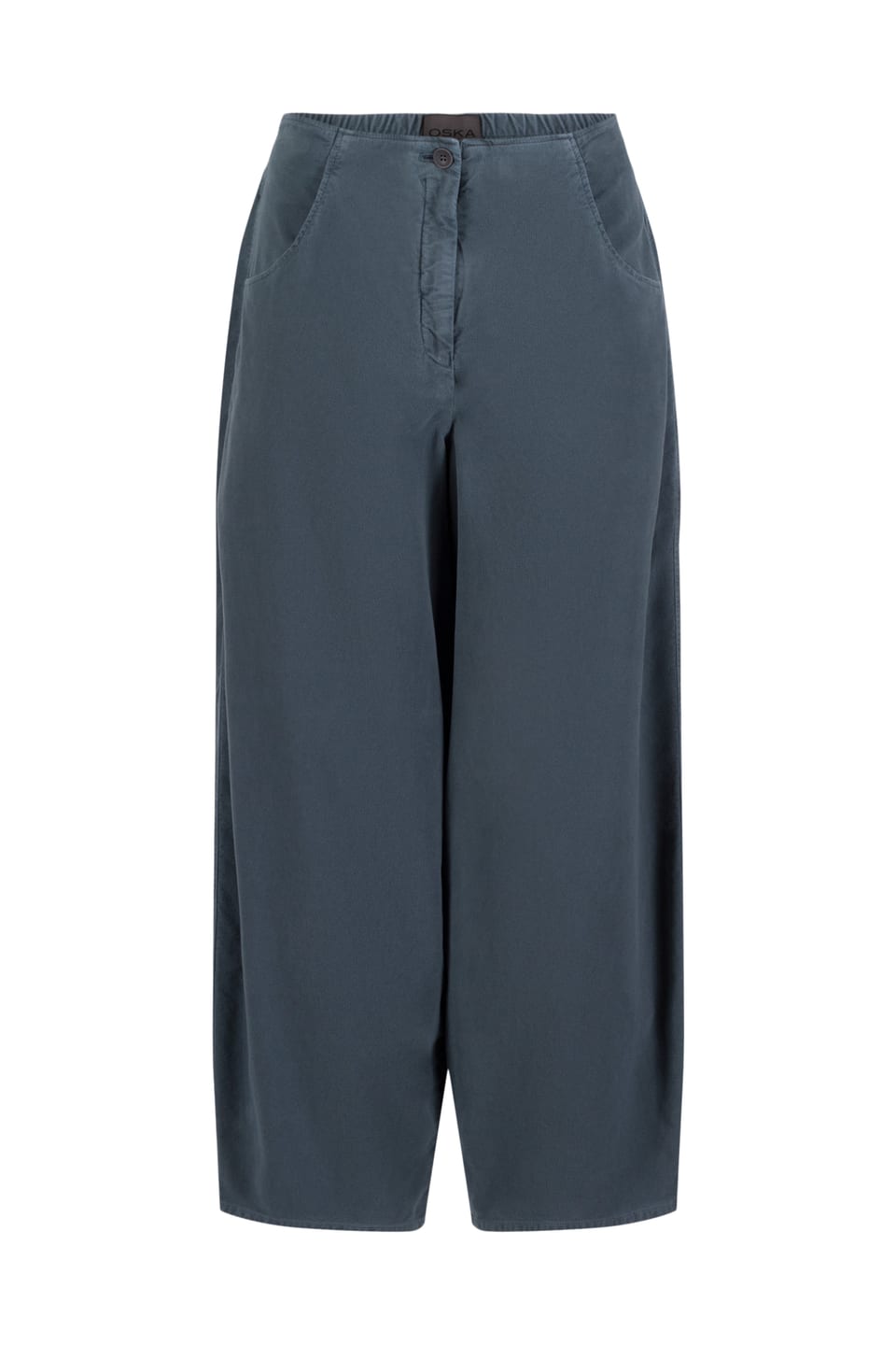Trousers 535 - Stretchy cotton lyocell moleskin - 562PACIFIC - 10250710110