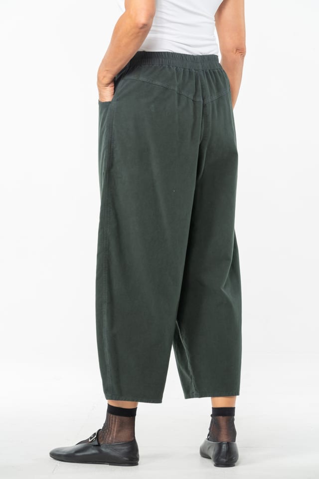 Trousers 535 - Stretchy cotton lyocell moleskin - 792SPRUCE - 10250710110