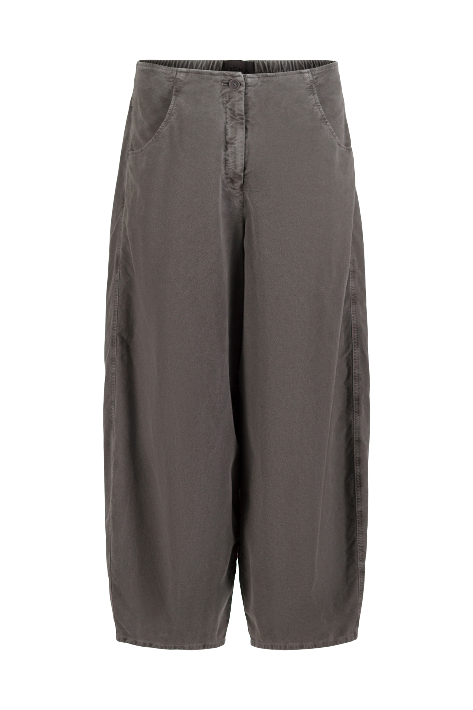 Trousers 535 Grey Stretchy cotton lyocell moleskin