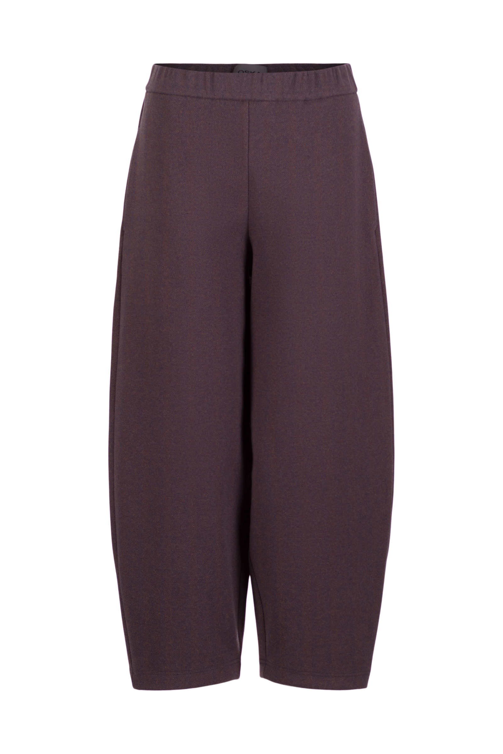 Trousers 536 Red Jacquard jersey in cotton blend