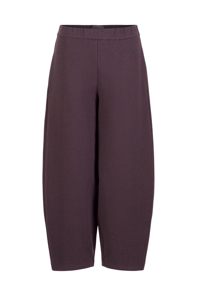 Trousers 536 - Jacquard jersey in cotton blend - 250REDWOOD - 10250710111
