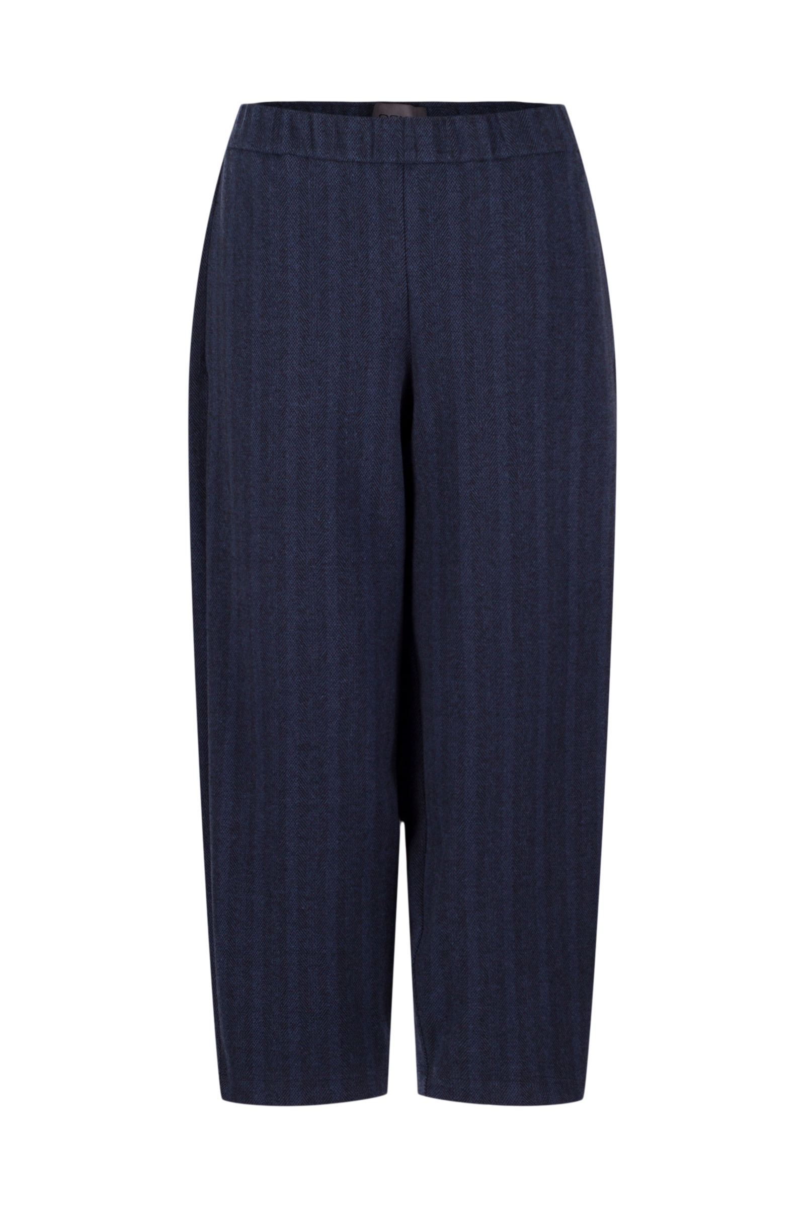 Trousers 536 Blue Jacquard jersey in cotton blend