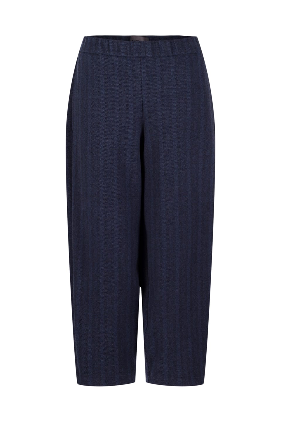Trousers 536 - Jacquard jersey in cotton blend - 490NAVY - 10250710111