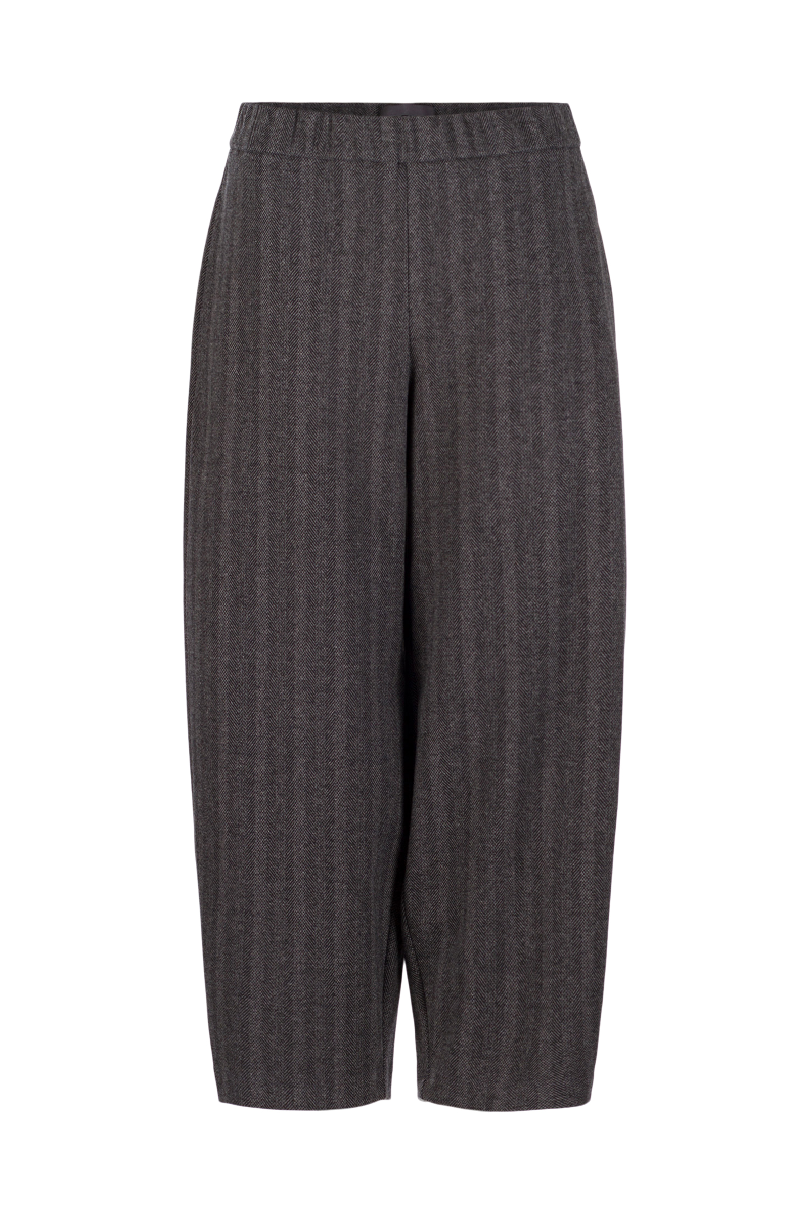 Trousers 536 Grey Jacquard jersey in cotton blend