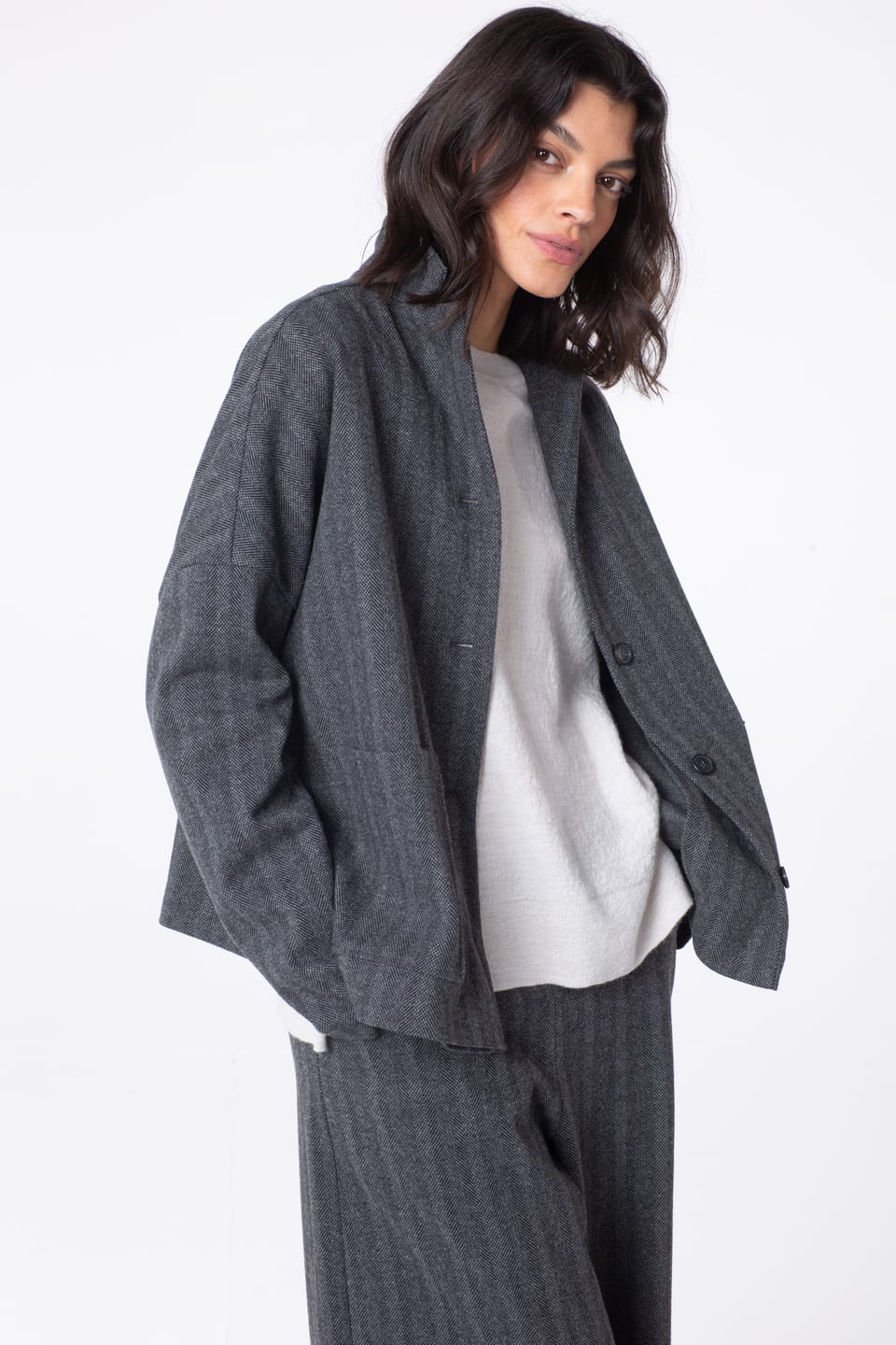 Jacke 519 - Jacquard-Jersey in Baumwollmischung - 940MOUSE - 10250710113