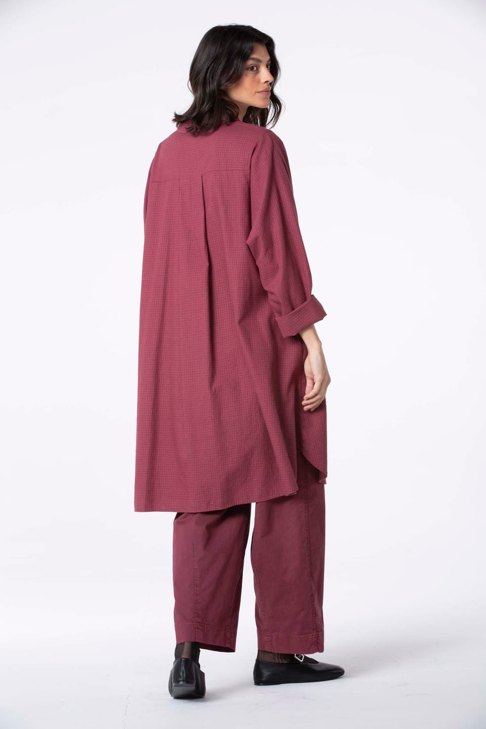 Dress 512 - Cotton flannel - 250REDWOOD - 10250710116