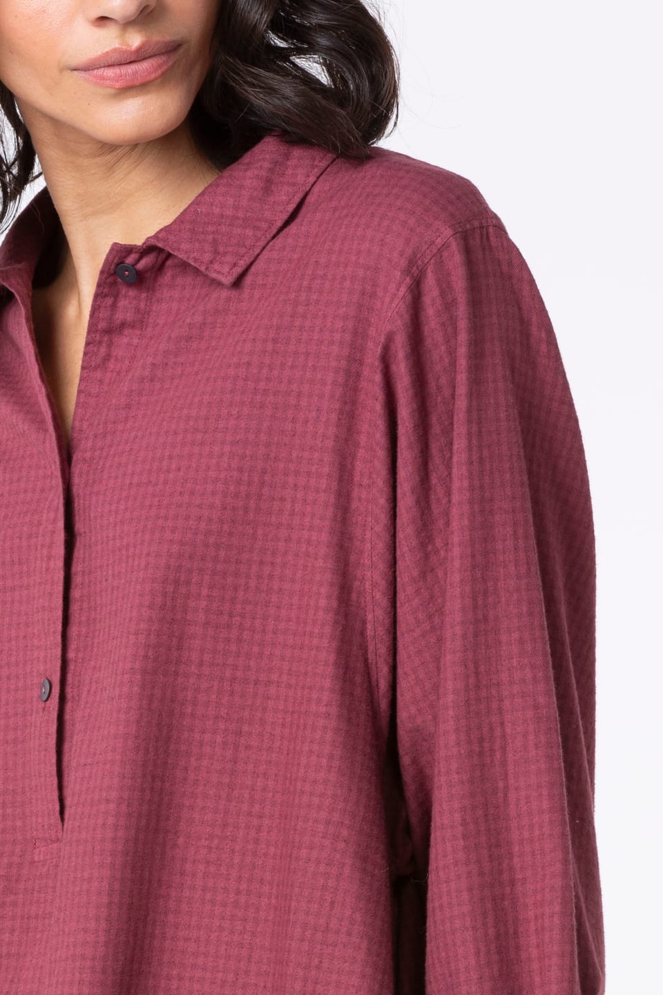 Dress 512 - Cotton flannel - 250REDWOOD - 10250710116