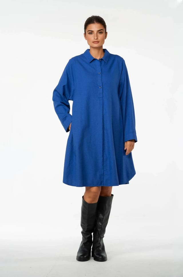 Dress 512 - Cotton flannel - 460CLEMATIS - 10250710116