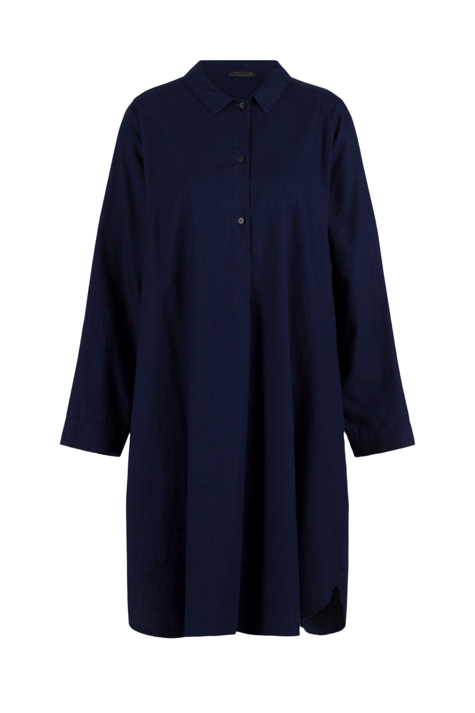 Dress 512 Blue Cotton flannel