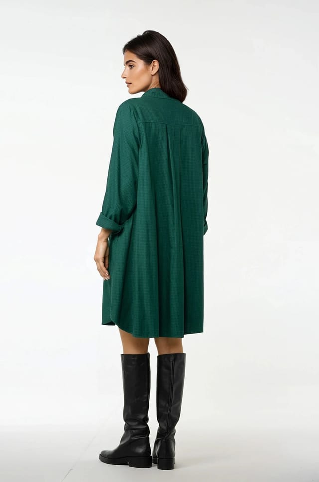 Dress 512 - Cotton flannel - 680BOTTLE - 10250710116