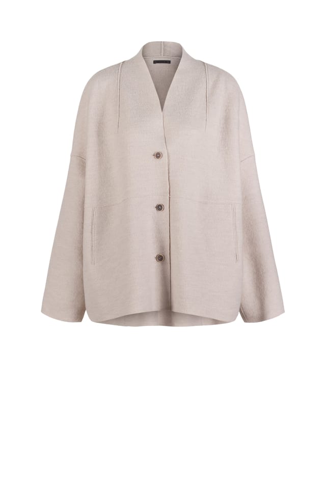 Jacket 520 - Premium OSKA boiled wool - 120ECRU - 10250710117