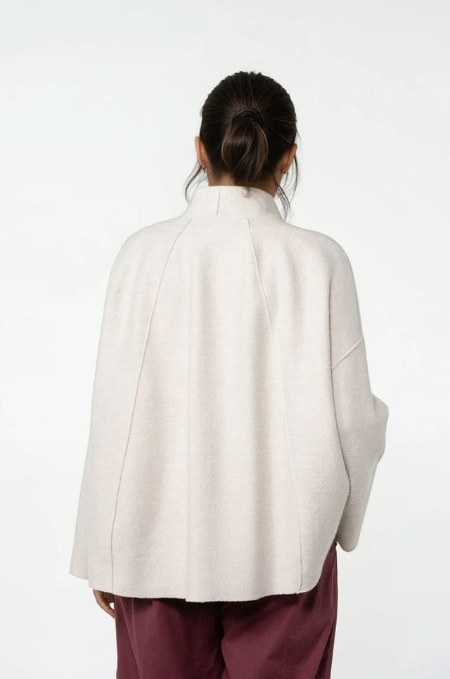 Jacket 520 - Premium OSKA boiled wool - 120ECRU - 10250710117