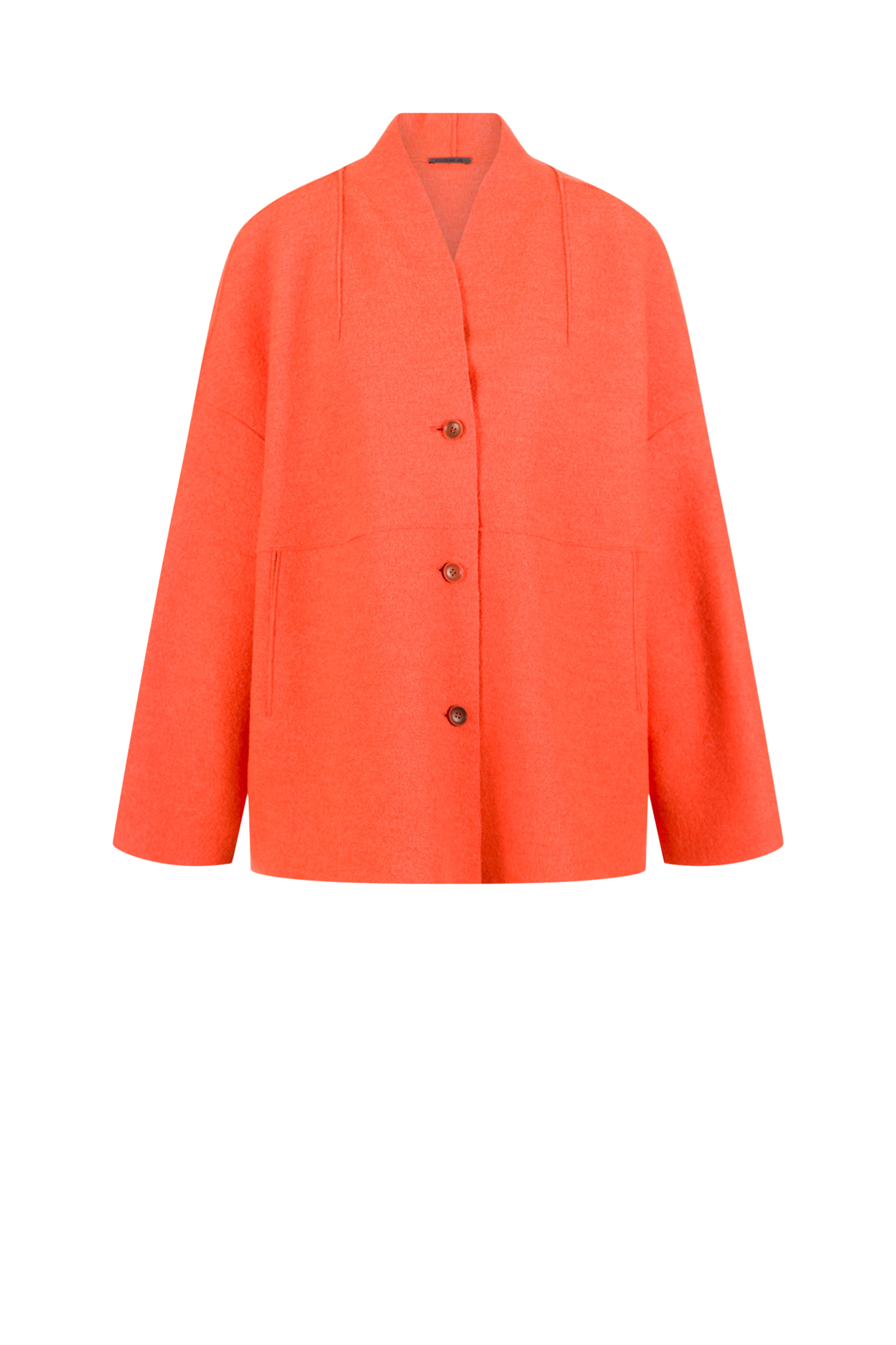 Jacket 520 Orange Premium OSKA boiled wool