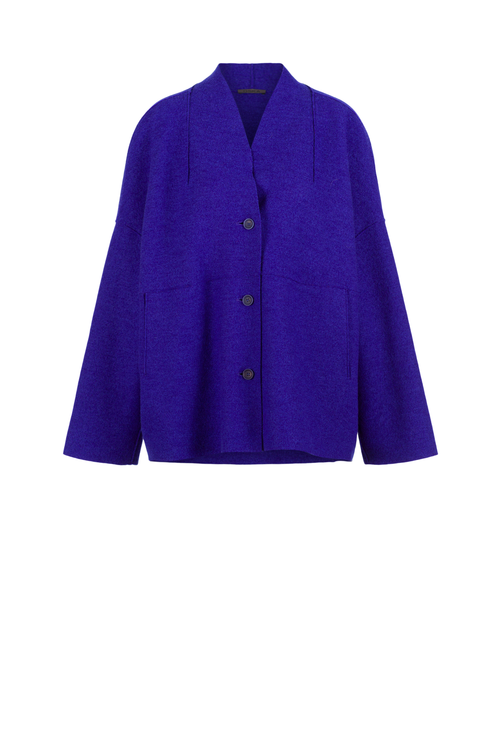 Jacket 520 Blue Premium OSKA boiled wool