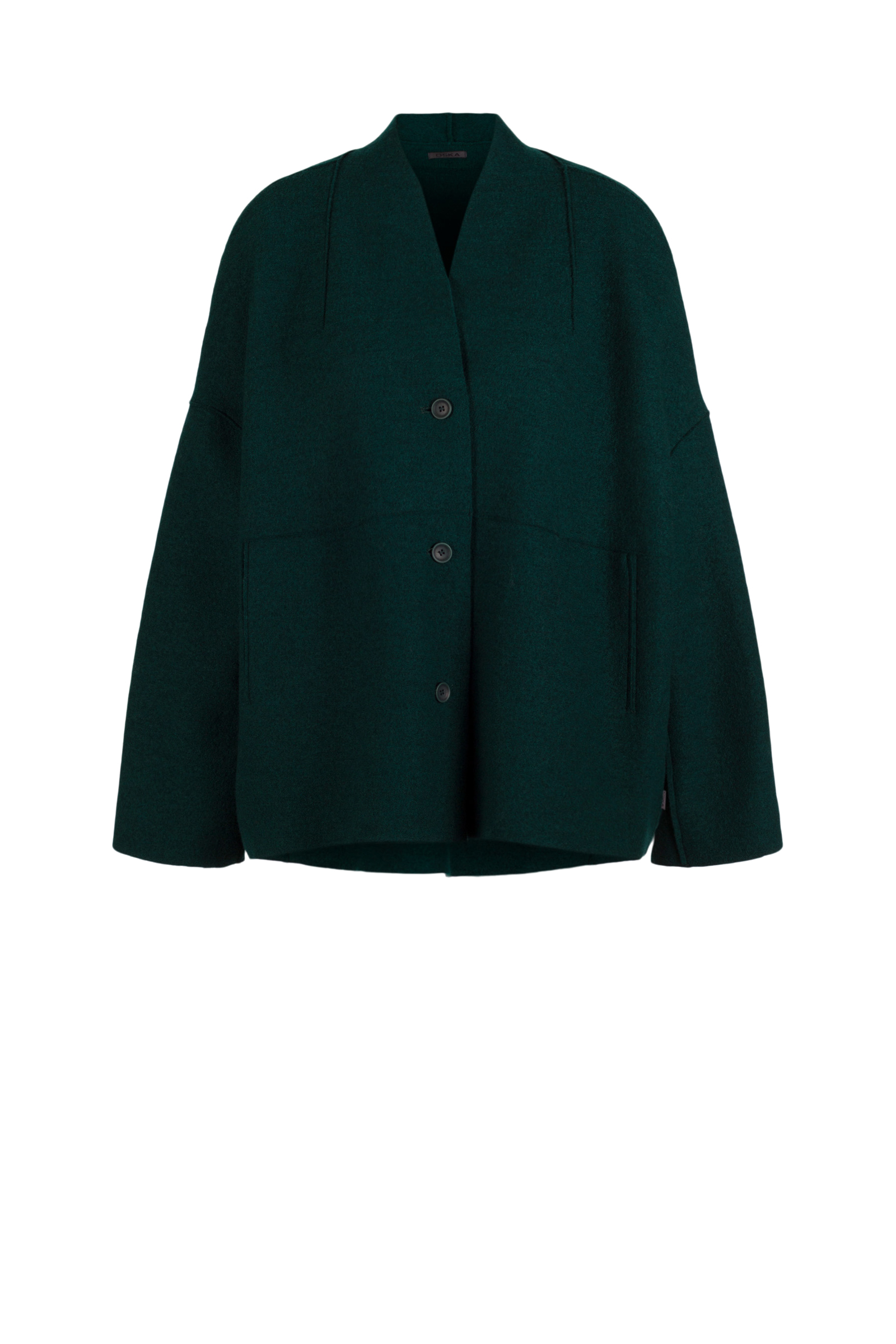 Jacket 520 Green Premium OSKA boiled wool