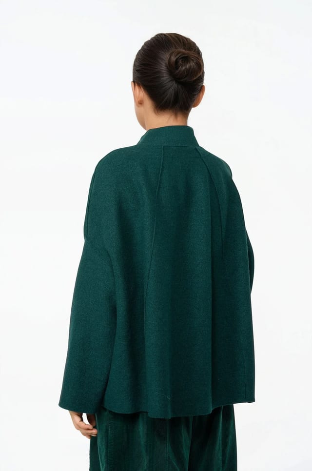 Jacket 520 - Premium OSKA boiled wool - 680BOTTLE - 10250710117