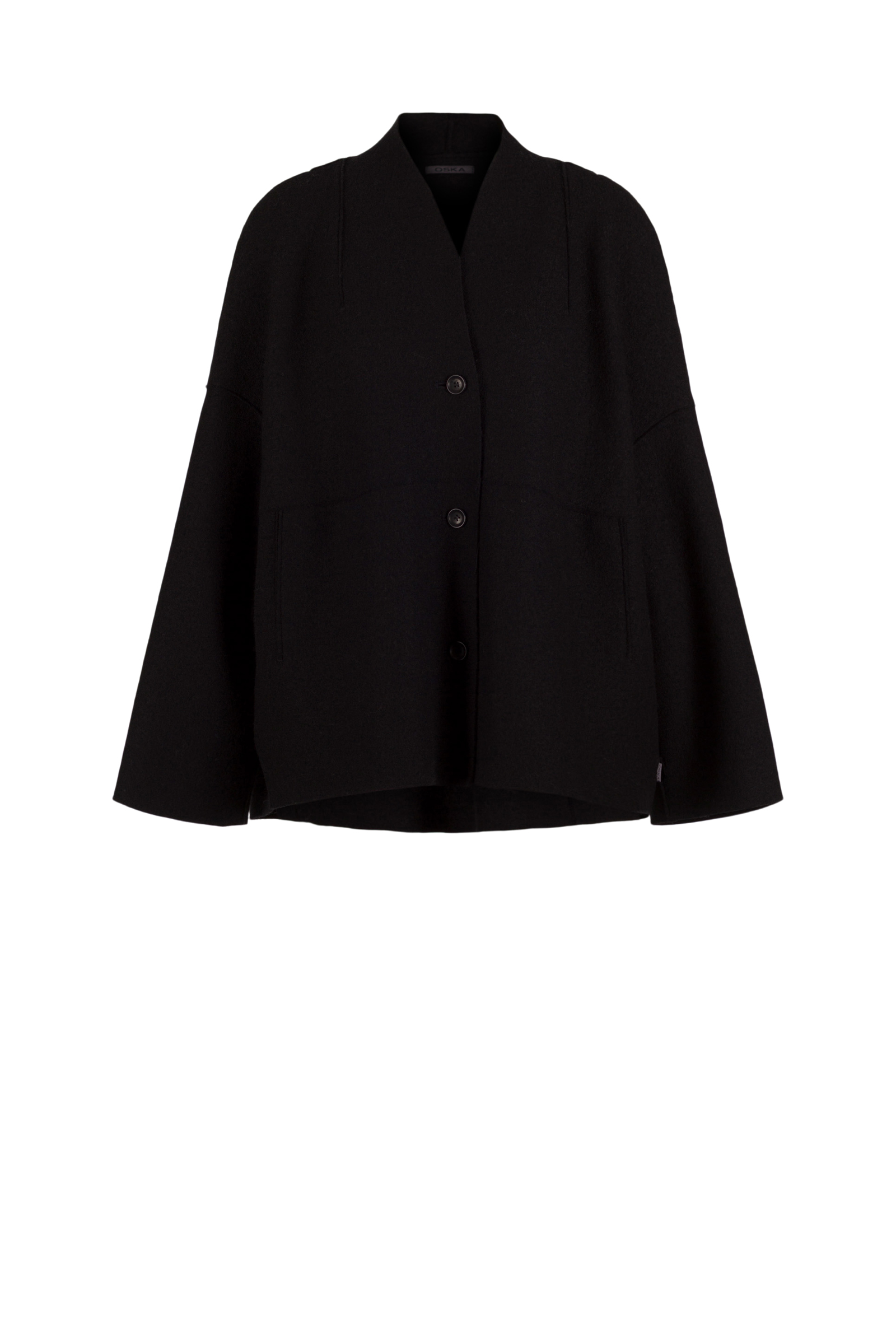 Jacket 520 Grey Premium OSKA boiled wool