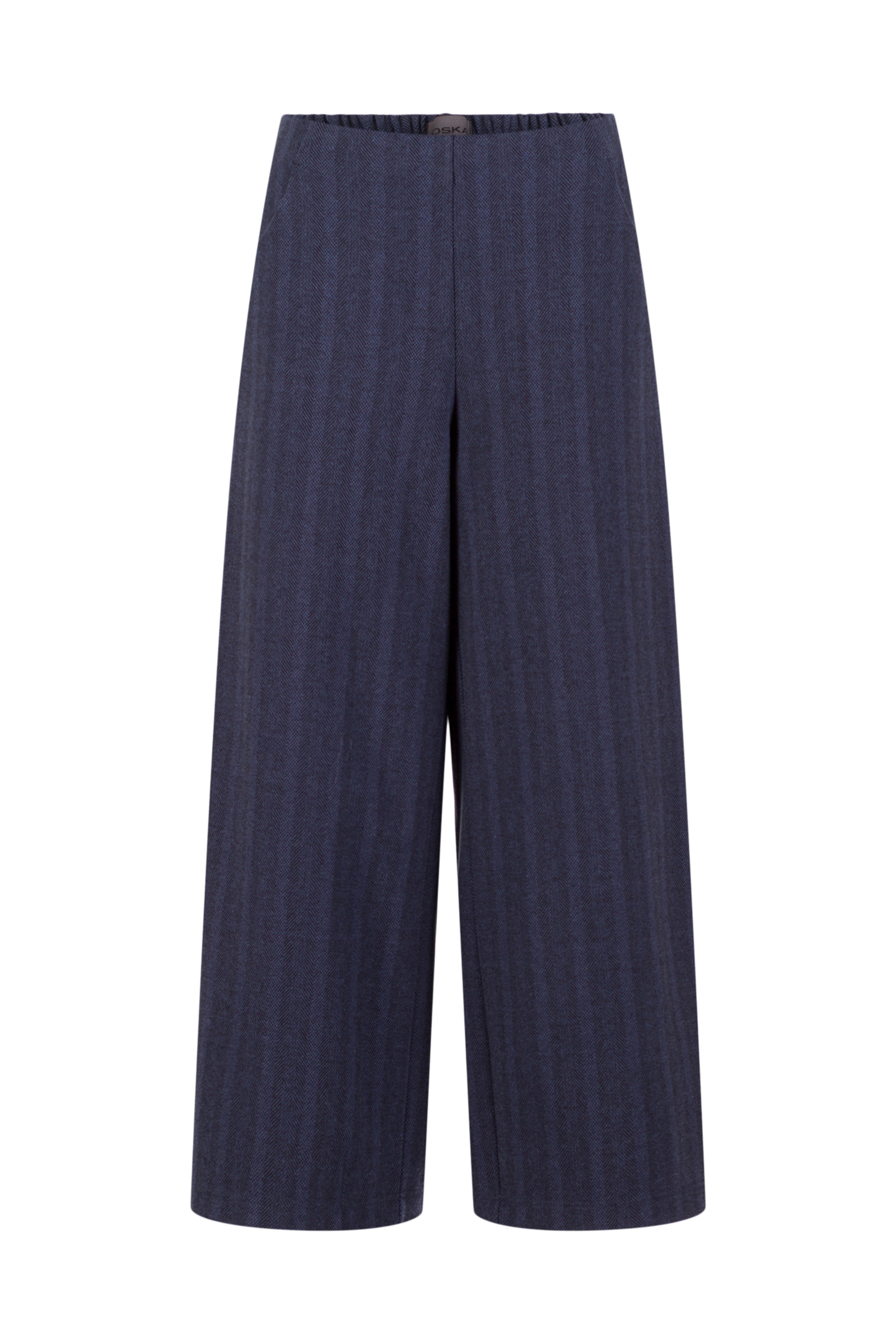 Trousers 537 Blue Jacquard jersey in cotton blend