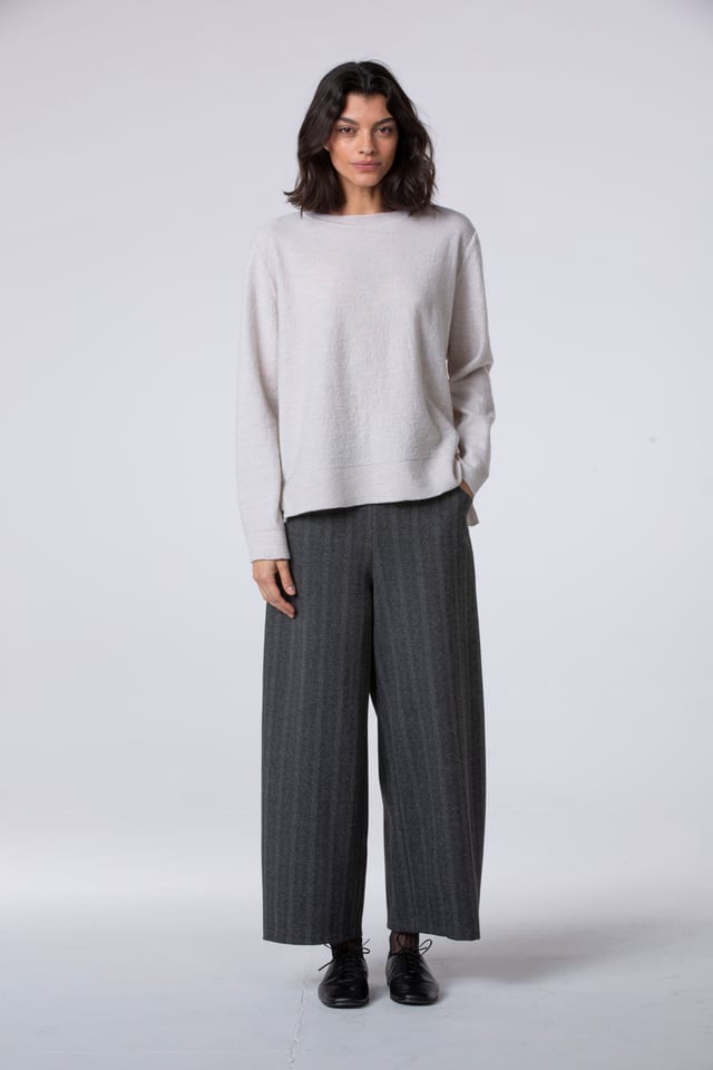 Broek 537 - Katoenmix jacquard  jersey - 940MOUSE - 10250710118