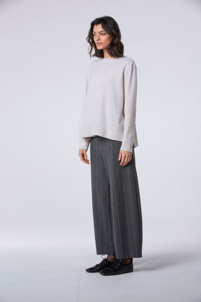 Broek 537 - Katoenmix jacquard  jersey - 940MOUSE - 10250710118