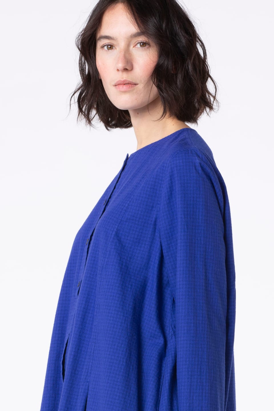 Kjole 513 - Bomuldsflannel - 460CLEMATIS - 10250710121