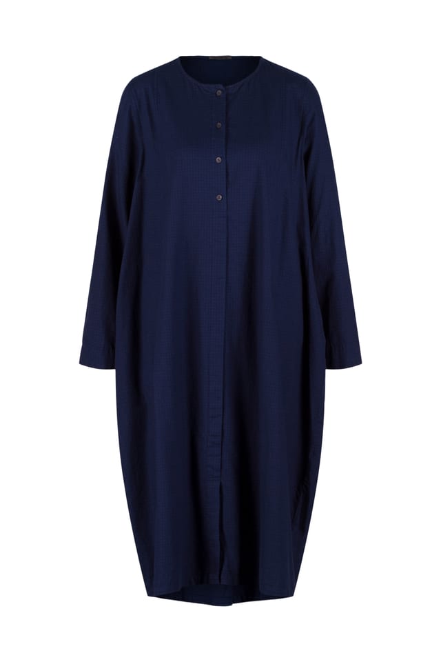 Kleid 513 - Baumwoll-Flanell - 480MIDNIGHT - 10250710121