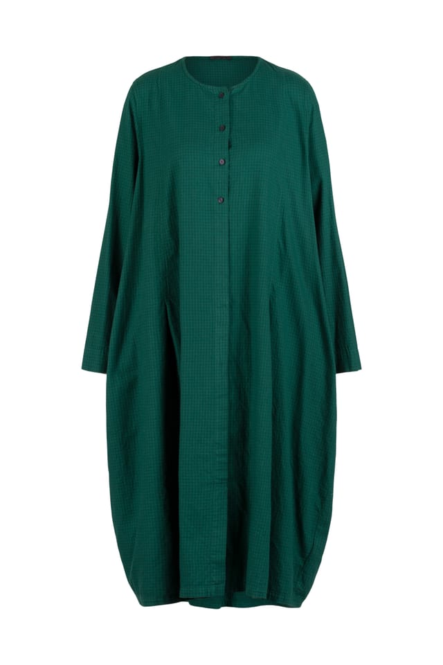 Kleid 513 - Baumwoll-Flanell - 680BOTTLE - 10250710121