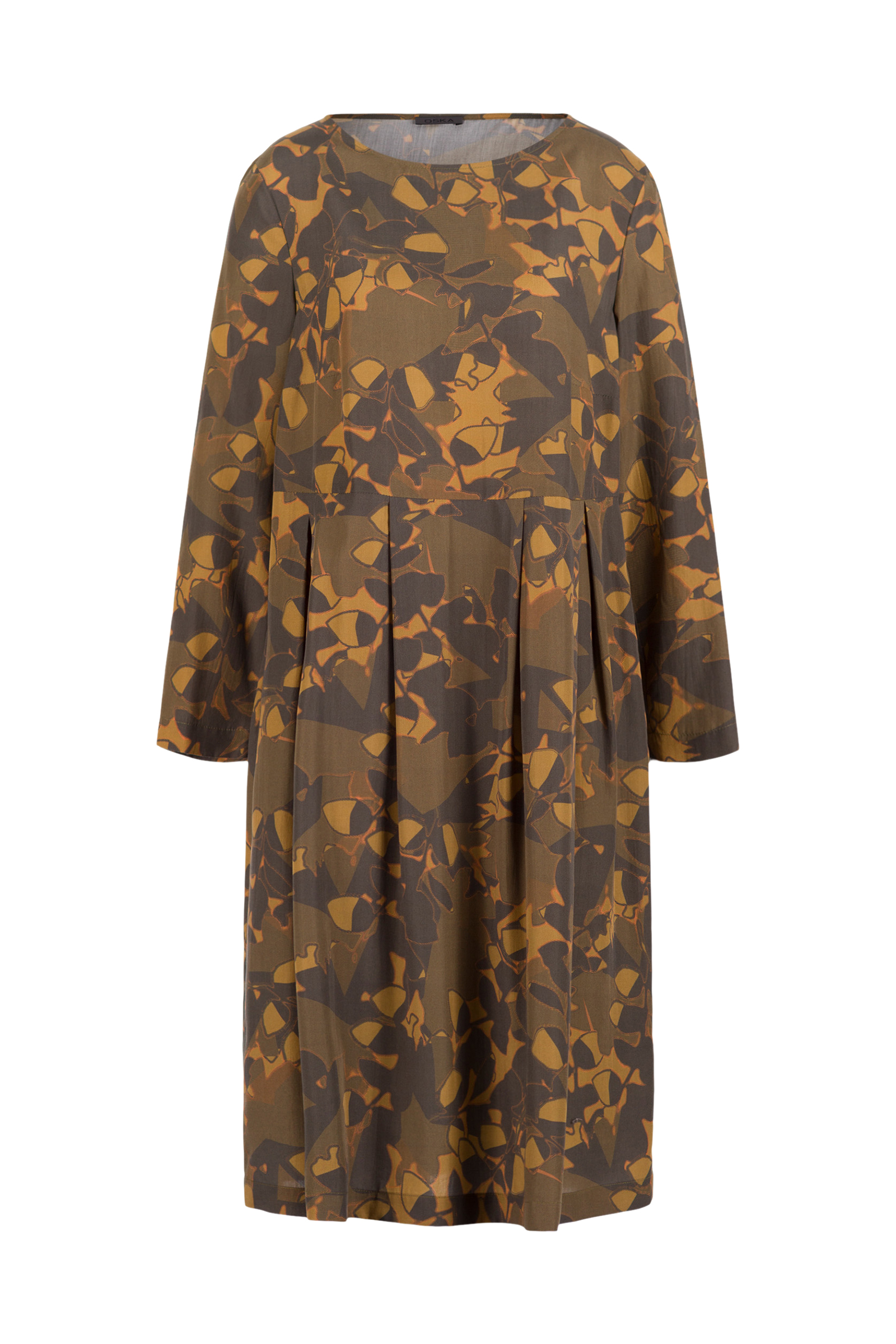 Dress 514 Grey Print on pure lyocell