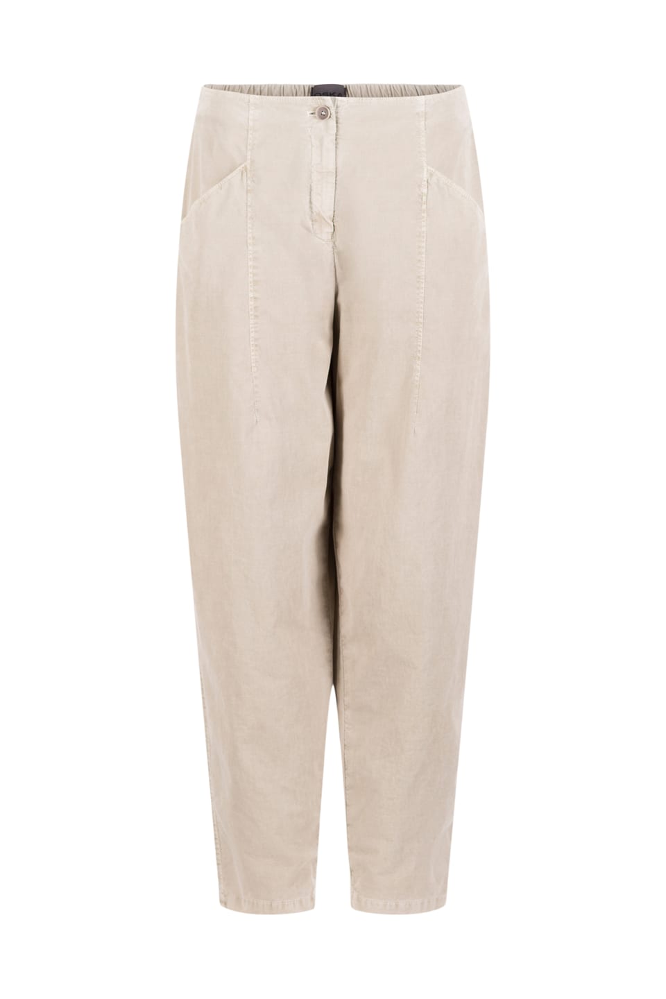 Trousers 540 - Cotton needlecord with stretch - 122ECRU - 10250710123