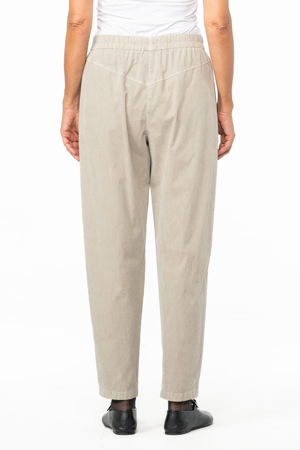 Trousers 540 - Cotton needlecord with stretch - 122ECRU - 10250710123