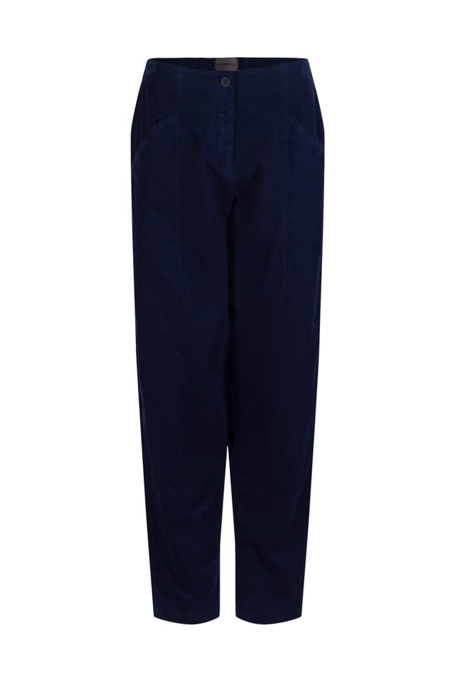 Trousers 540 - Cotton needlecord with stretch - 480MIDNIGHT - 10250710123