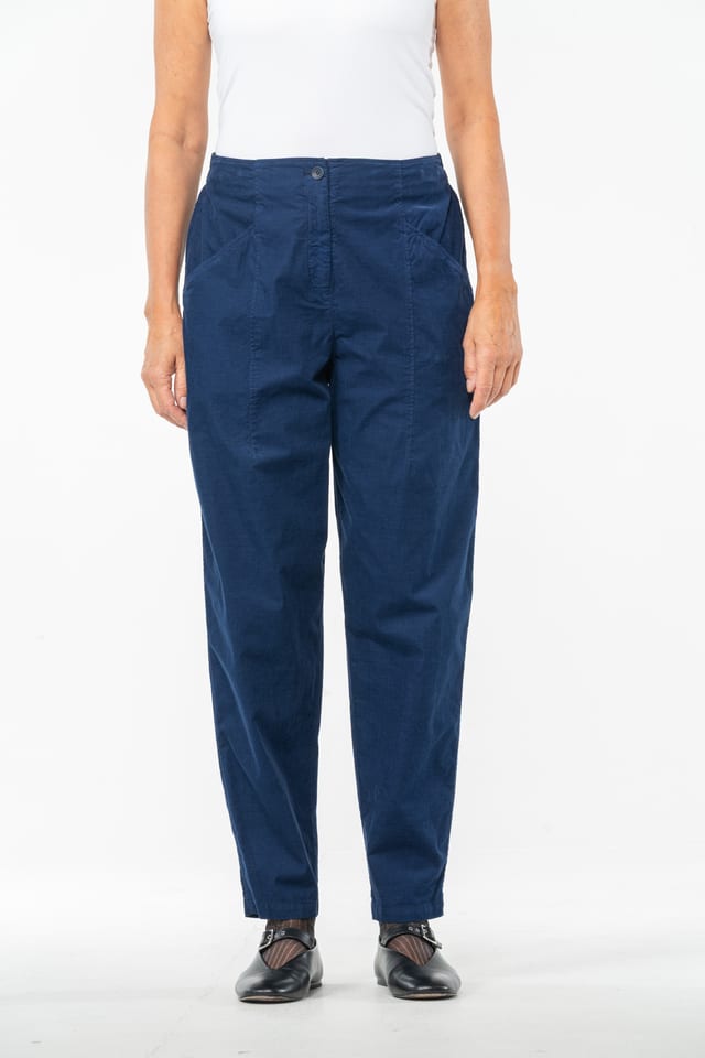 Trousers 540 - Cotton needlecord with stretch - 480MIDNIGHT - 10250710123