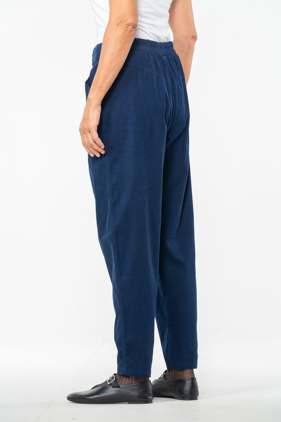 Trousers 540 - Cotton needlecord with stretch - 480MIDNIGHT - 10250710123