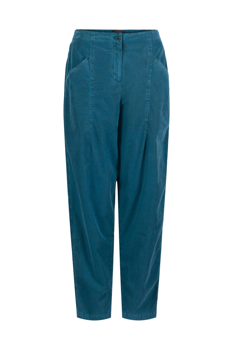 Trousers 540 - Cotton needlecord with stretch - 542NIAGARA - 10250710123