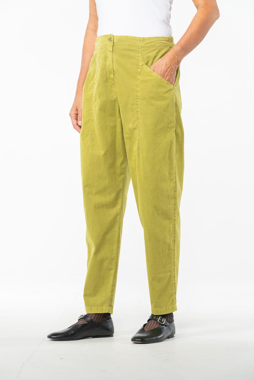 Trousers 540 - Cotton needlecord with stretch - 742OASIS - 10250710123