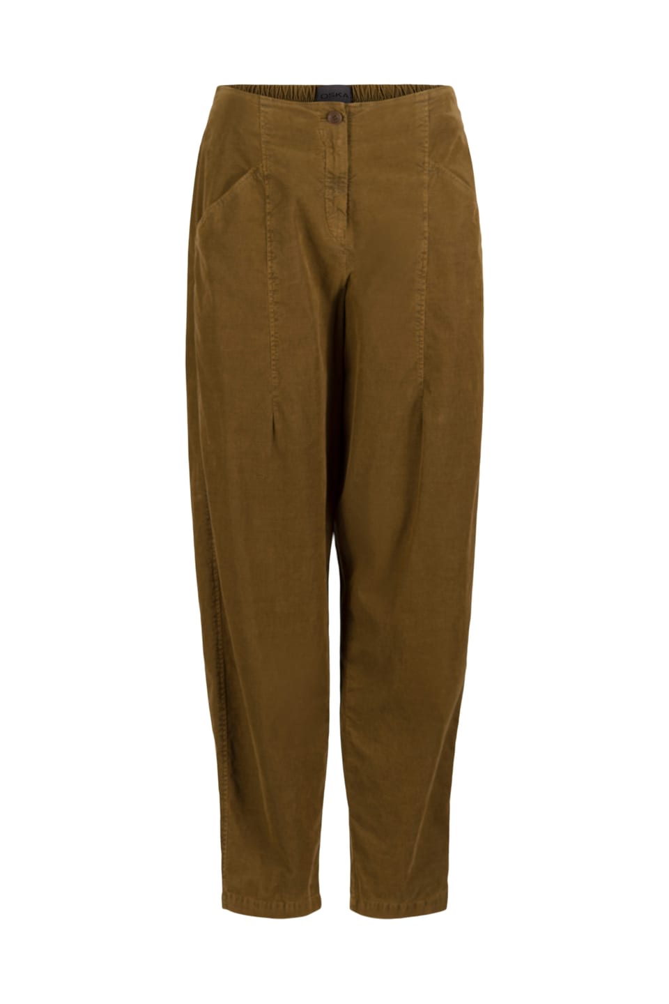 Trousers 540 - Cotton needlecord with stretch - 762TOBACCO - 10250710123