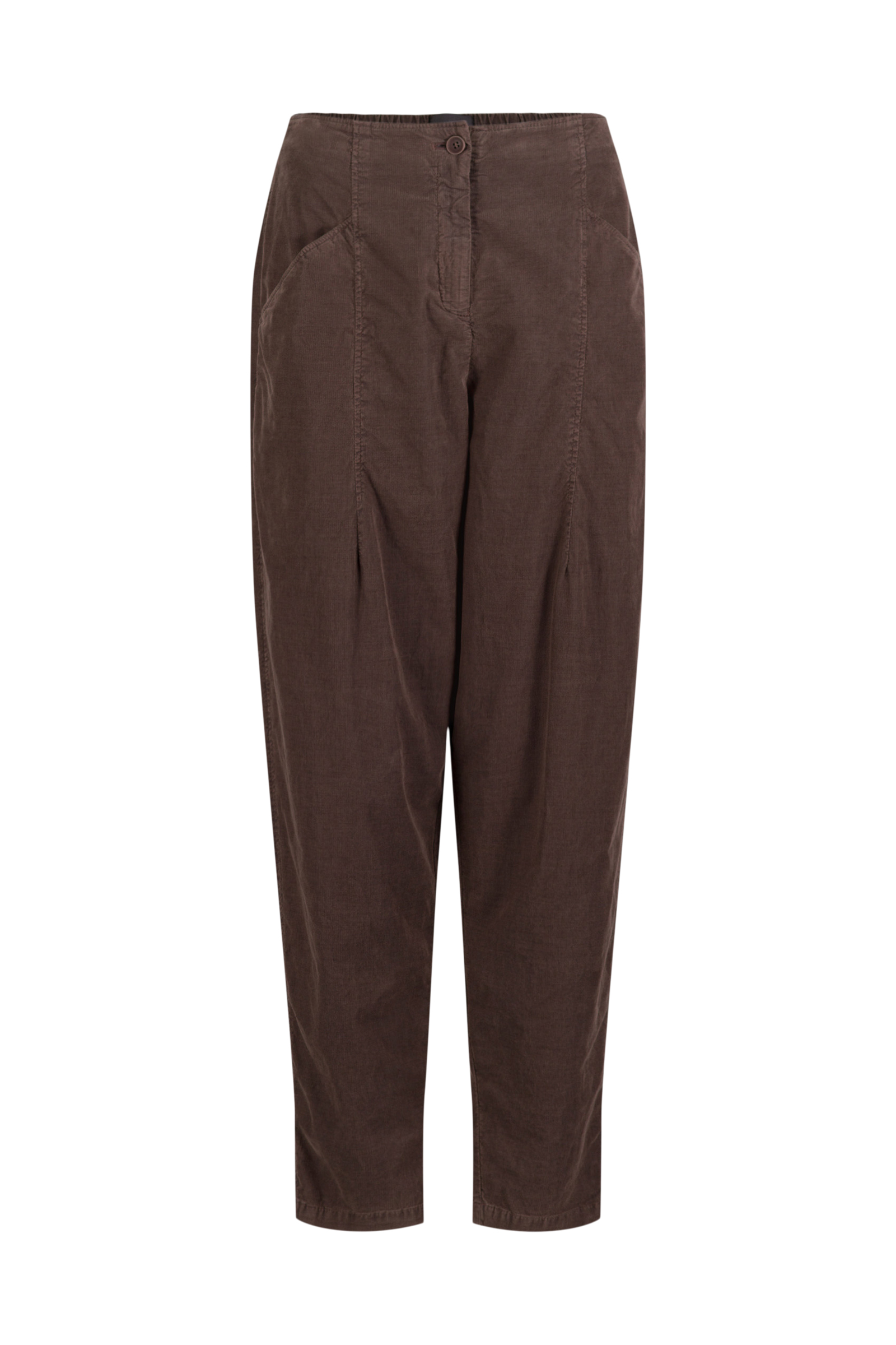 Trousers 540 Grey Cotton needlecord with stretch