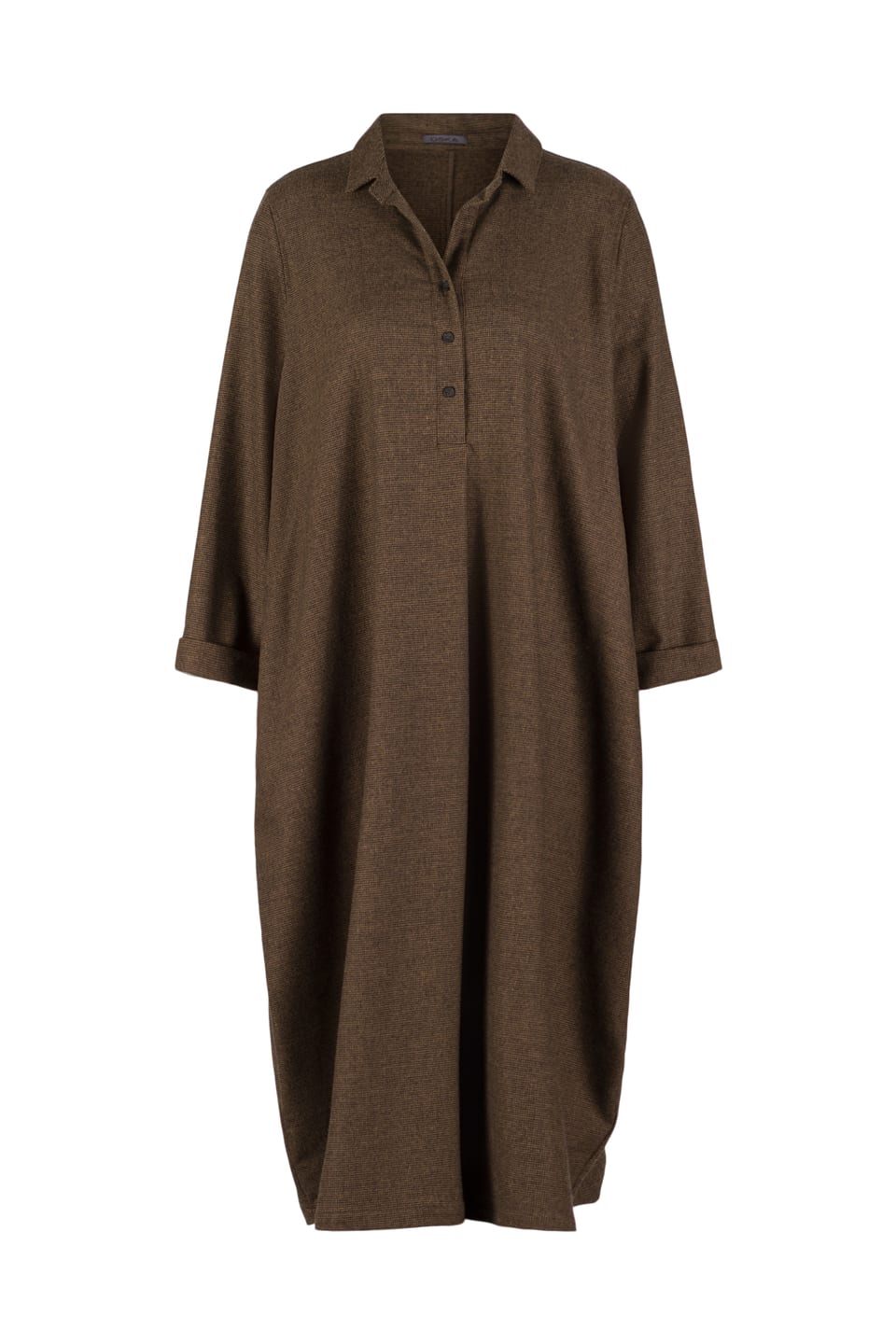 Dress 515 - Wool blend with ECOVERO™ viscose - 760TOBACCO - 10250710124