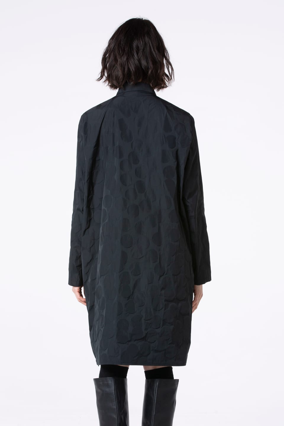 Jurk 516 - Recycled kunstzijde - 990BLACK - 10250710125