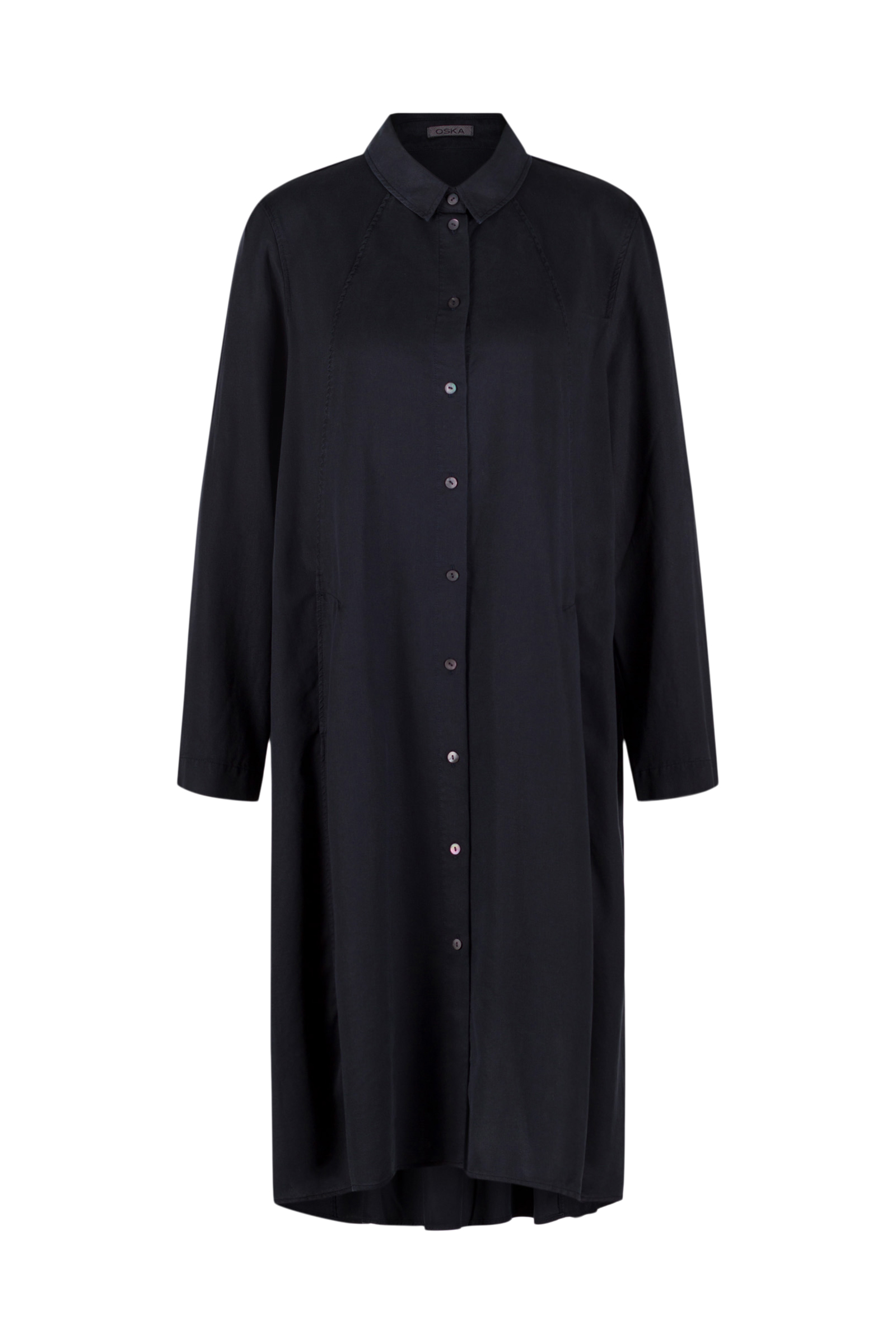 Dress 517 Blue Pure lyocell piqué