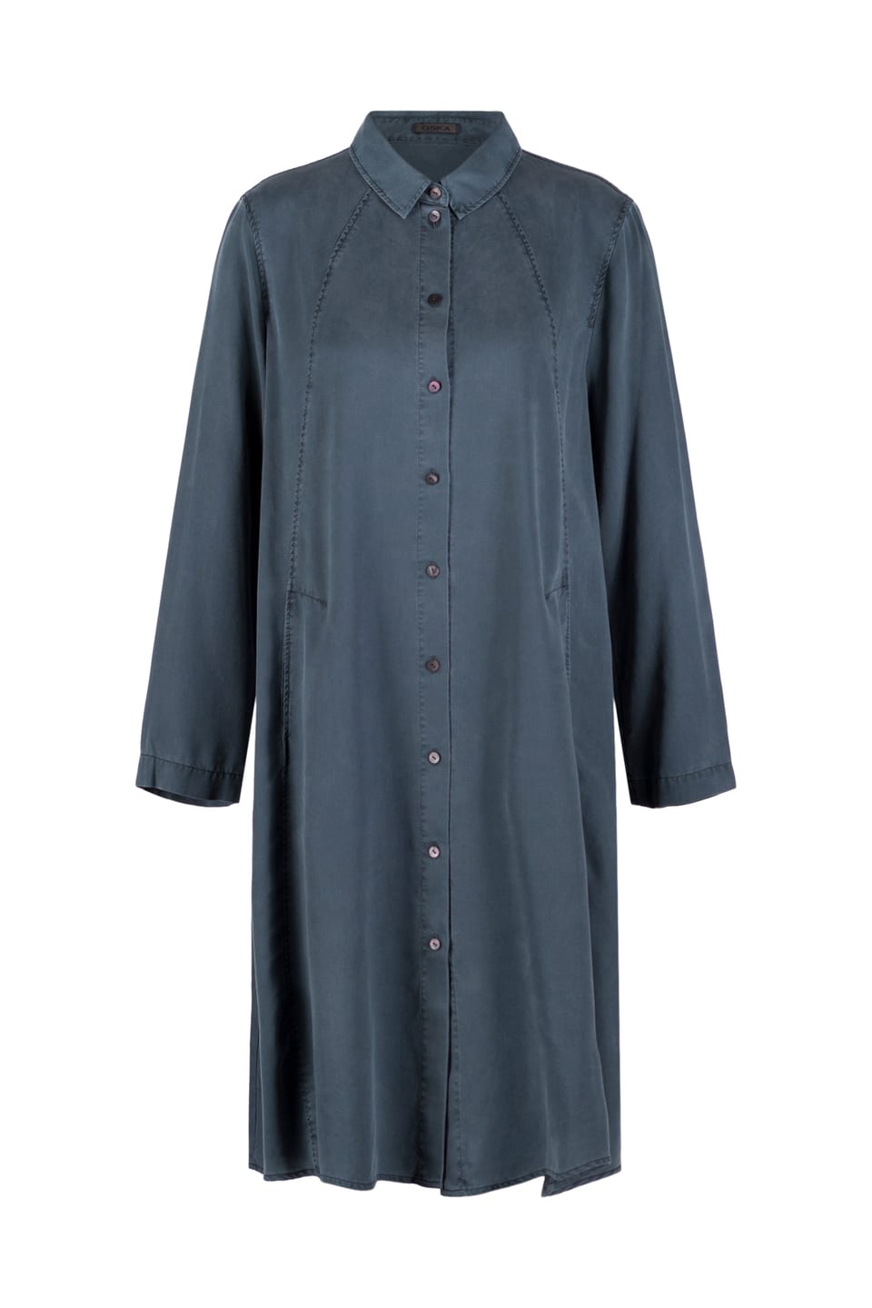 Kjole 517 - Ren lyocell piqué - 562PACIFIC - 10250710128