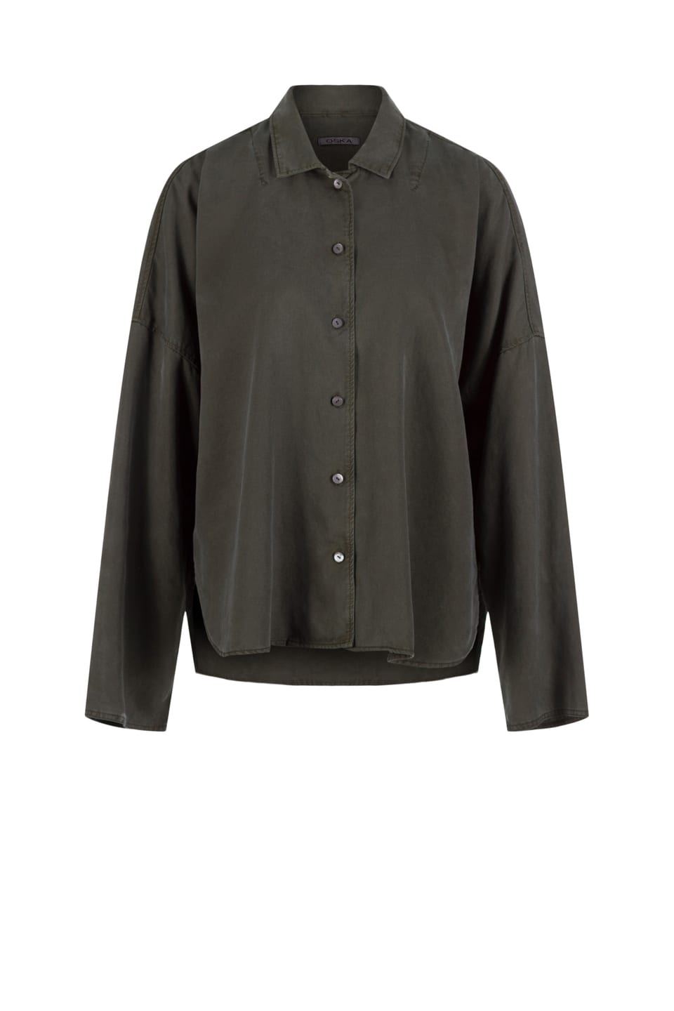 Blouse 525 - Pure lyocell piqué - 792SPRUCE - 10250710129