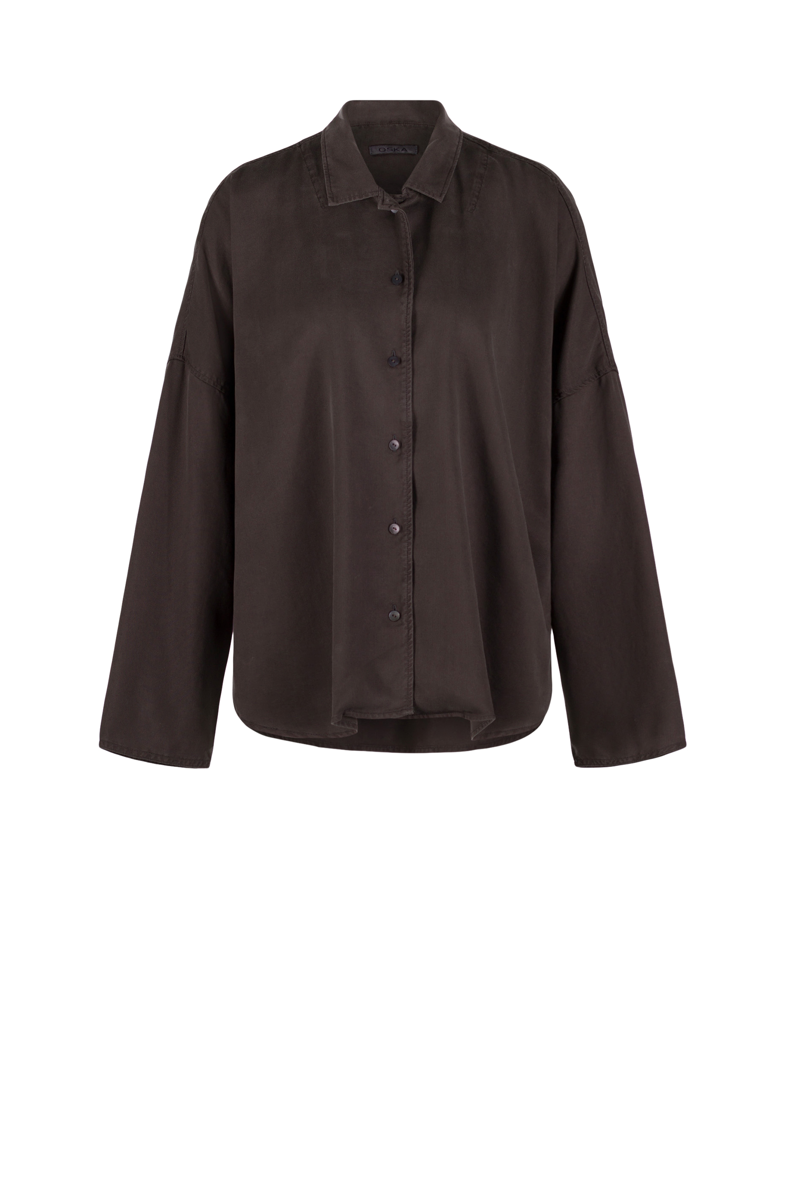 Blouse 525 Grey Pure lyocell piqué