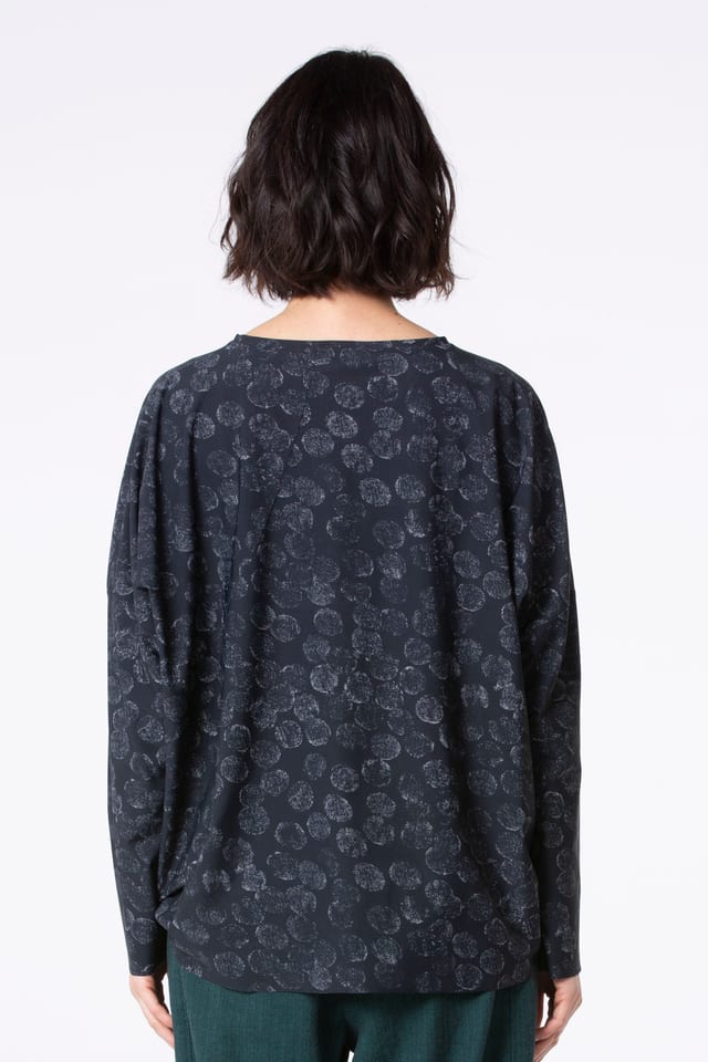 Pullover 539 - Printed techno-stretch - 990BLACK - 10250710131