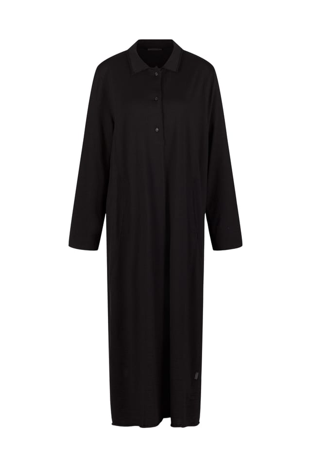 Dress 519 wash - TENCEL™ Wool jersey - 990BLACK - 10250710132