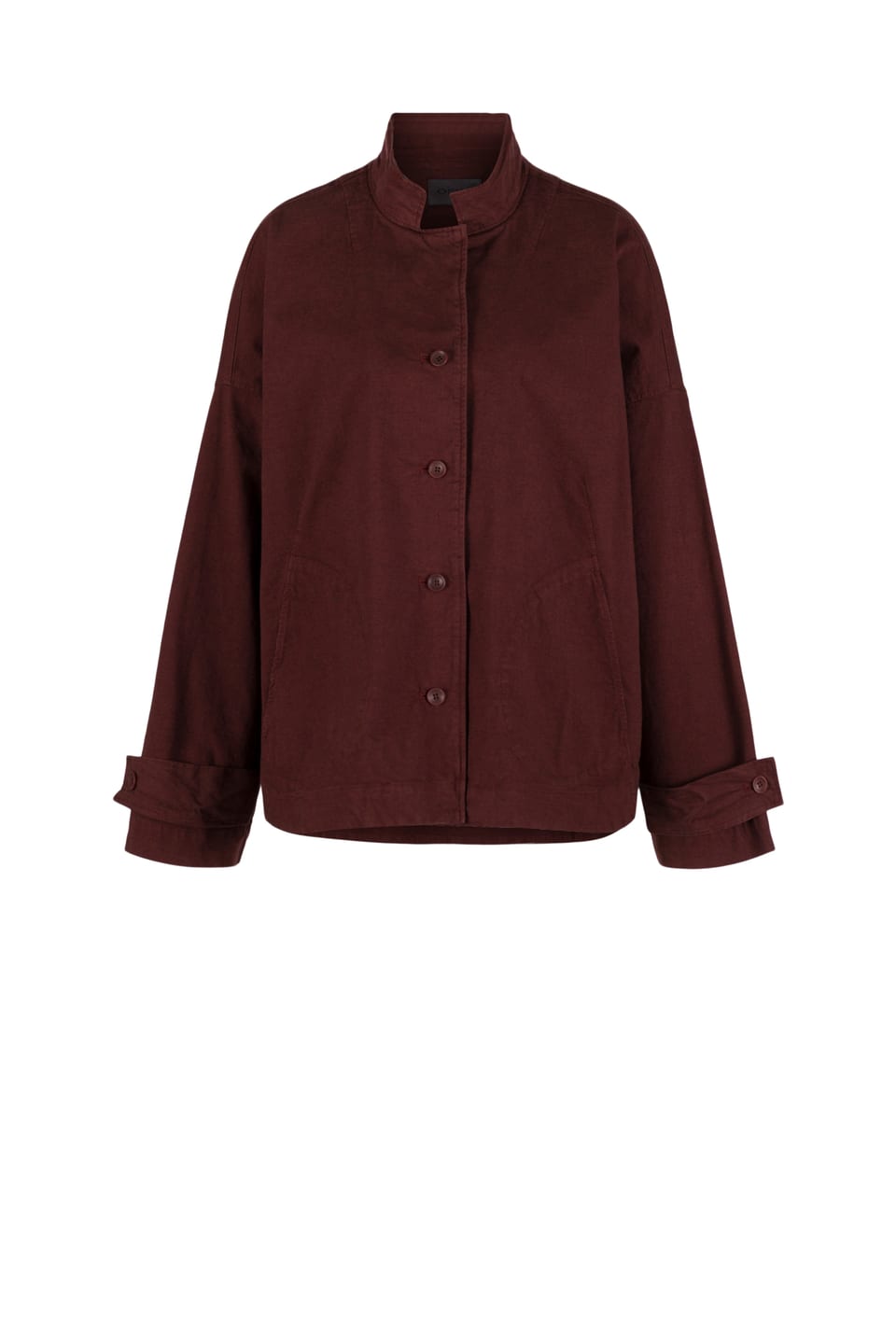 Jacket 523 - Stretch cotton with mini dobby pattern - 270TERRA - 10250710135