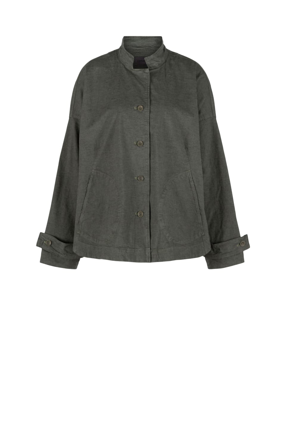 Jacket 523 - Stretch cotton with mini dobby pattern - 640THISTLE - 10250710135